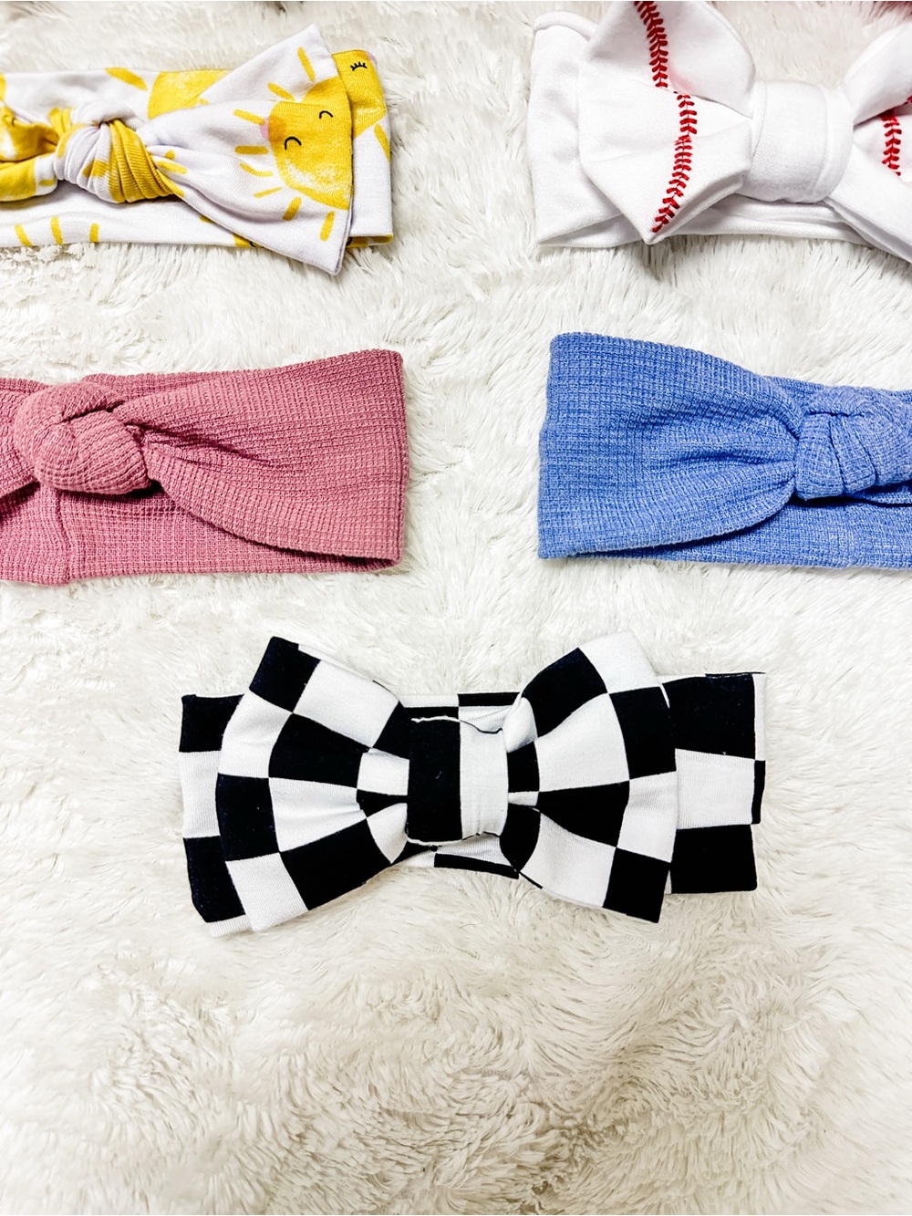 Little Sleepies bows NB - 3T size - Picture 4 of 4